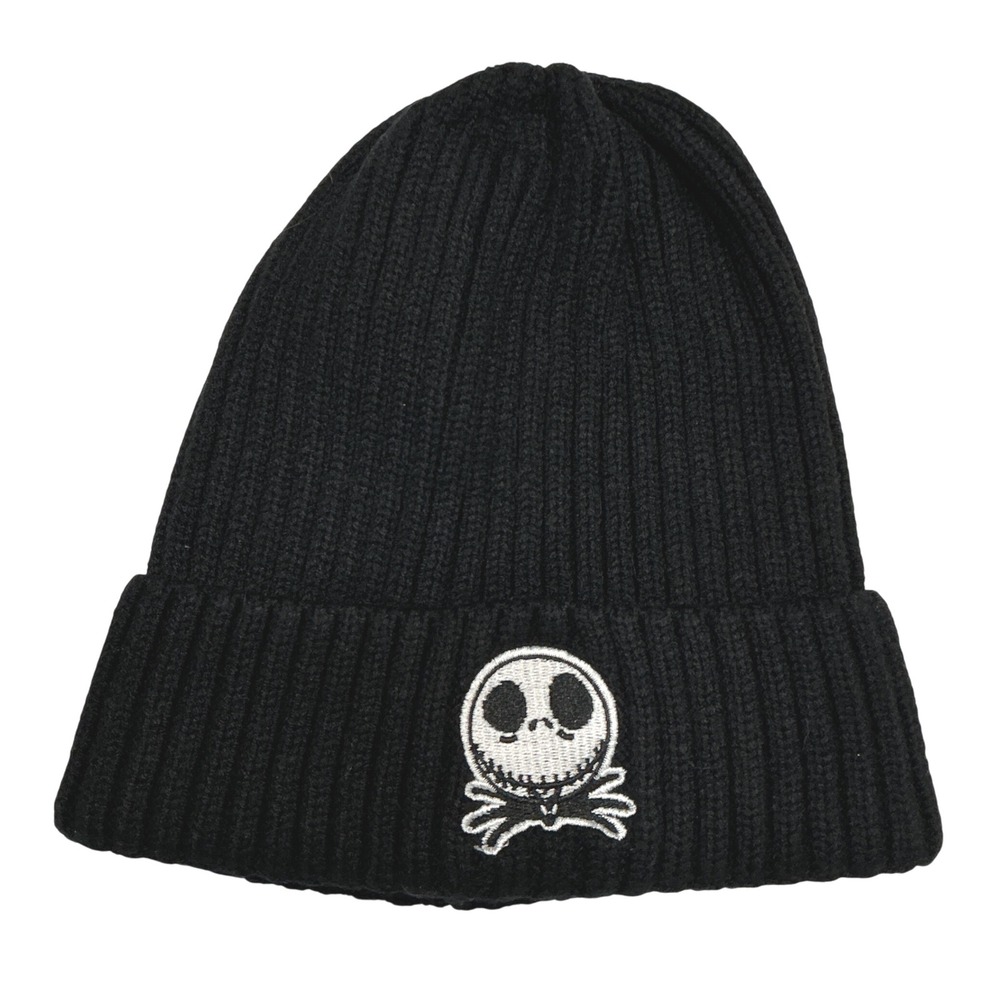 Tim Burtons The‎ Nightmare Before Christmas Jack Skellington Black Beanie OSFM